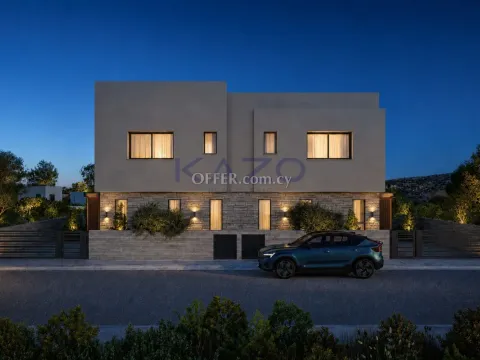 3-Bed Seafront Semi-Detached House in Geroskipou - 2