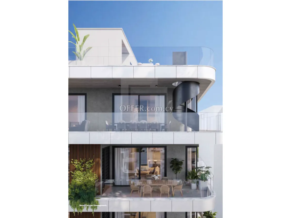 Brand new luxury 3 plus 1 bedroom penthouse apartment off plan in Agios Nektarios Limassol - 2