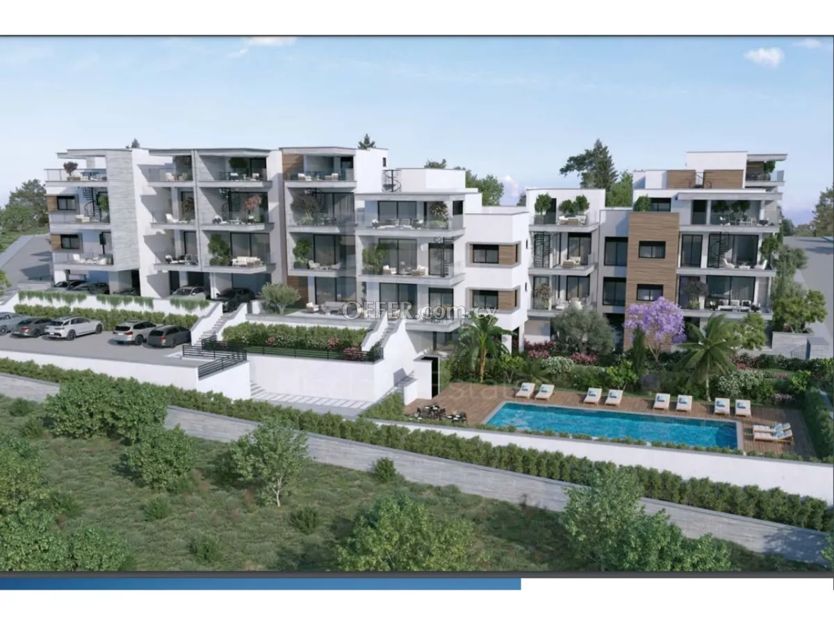 Brand new luxury 2 bedroom apartment with roof garden in Green Area Germasogeia - 1