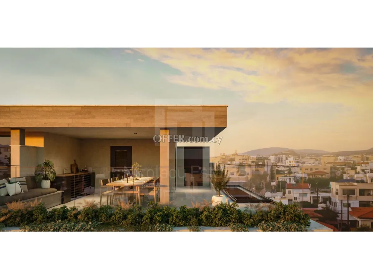 Brand new luxury 3 plus 1 bedrooms penthouse apartment off plan in Mesa Geitonia - 1