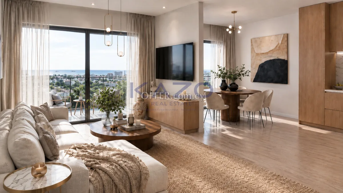 Modern 2-Bed Apartment in Agios Athanasios with City Views - 1