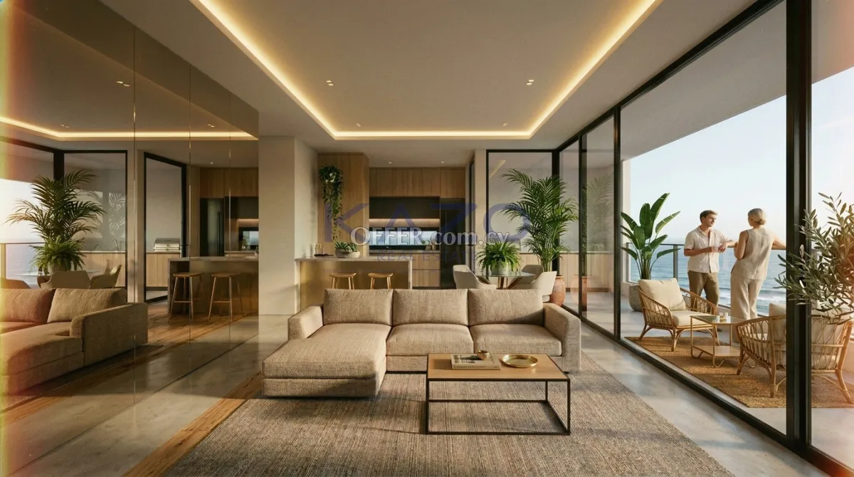 Modern 1-Bed Apartment, Agios Athanasios with City View - 6
