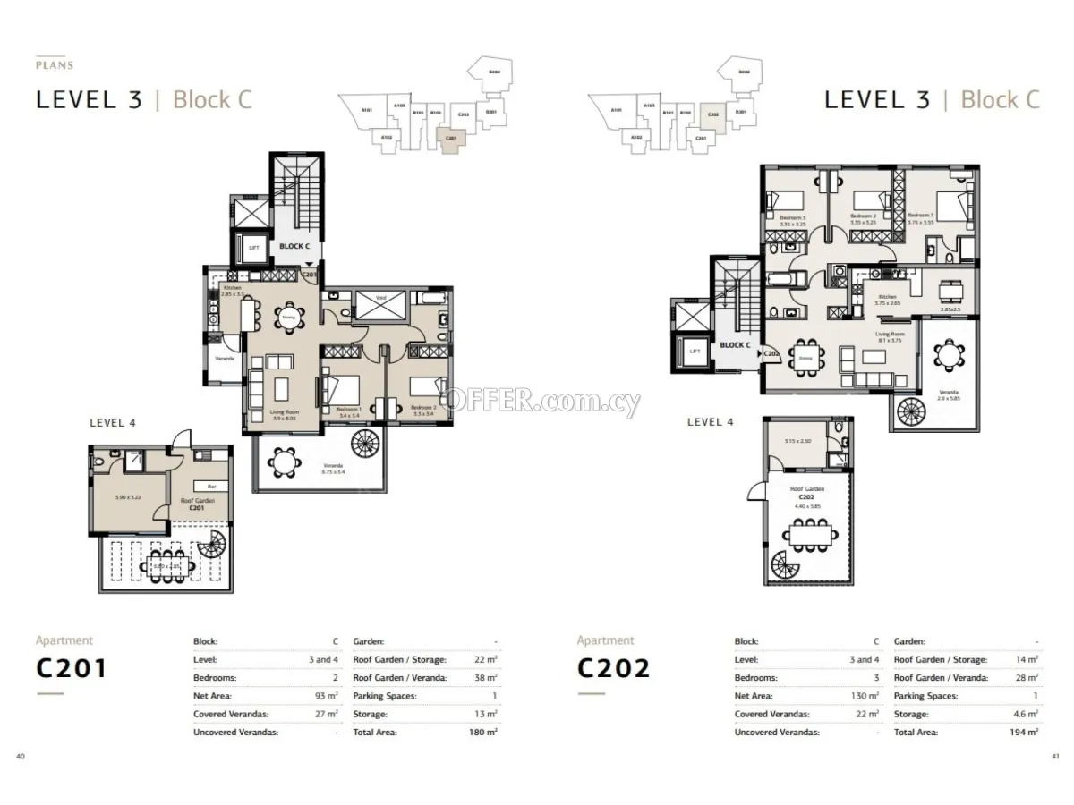 Brand new luxury 3 bedroom apartment with garden or roof garden in Green Area Germasogeia - 7