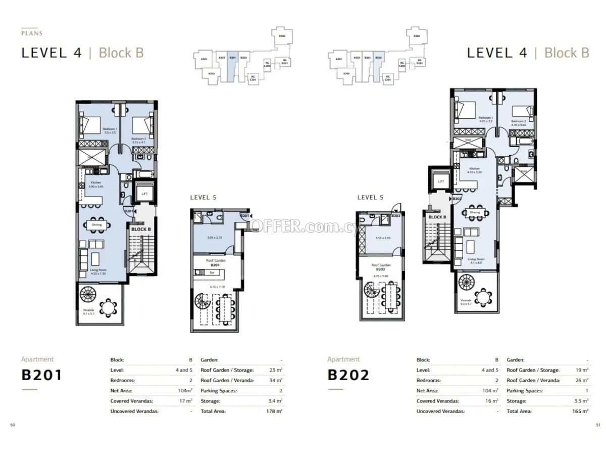 Brand new luxury 2 bedroom apartment with roof garden in Green Area Germasogeia - 7