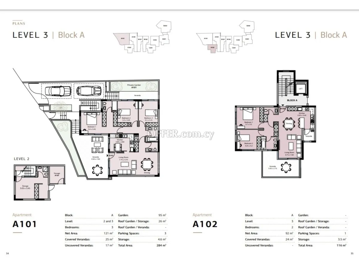 Brand new luxury 3 bedroom apartment with garden or roof garden in Green Area Germasogeia - 6