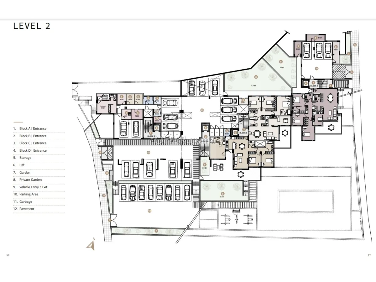 Brand new luxury 2 bedroom apartment with roof garden in Green Area Germasogeia - 6