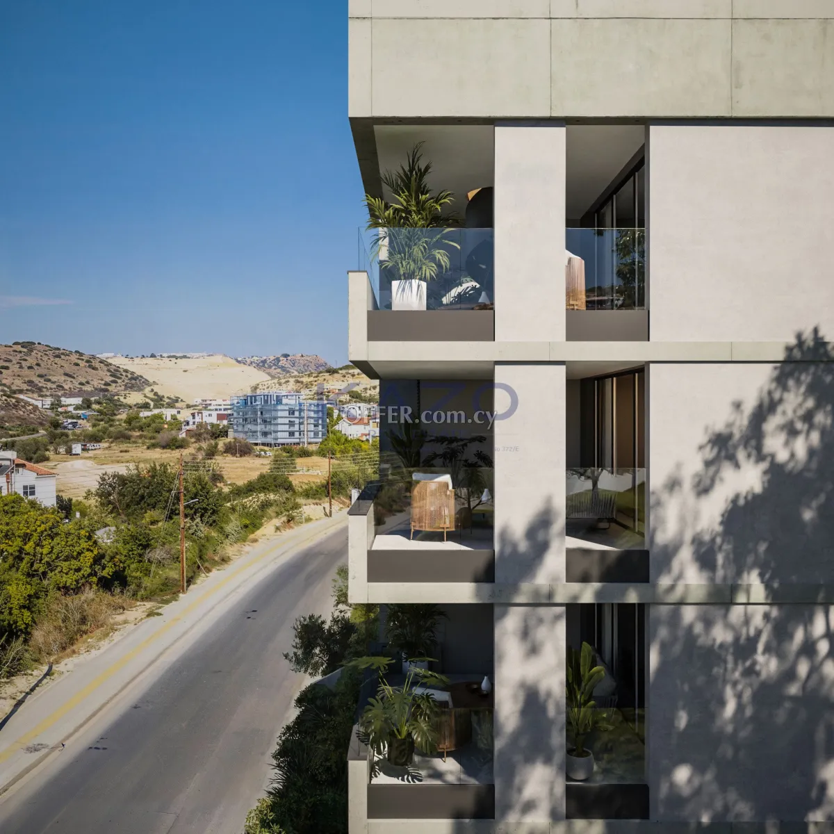Modern 1-Bed Agios Athanasios Apartment with City Views - 7