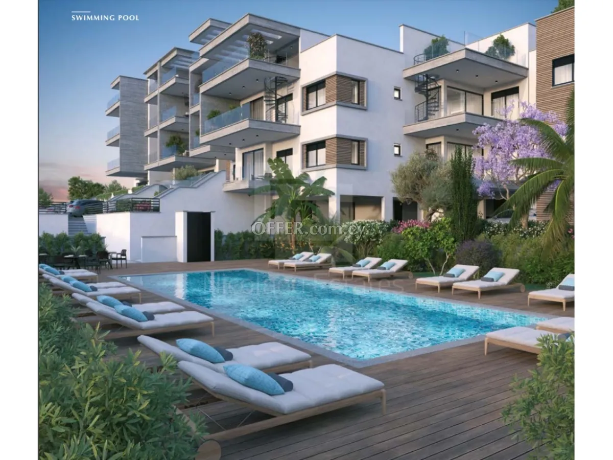 Brand new luxury 3 bedroom apartment with garden or roof garden in Green Area Germasogeia - 3