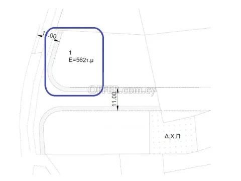Building Plot for Sale in Geri, Nicosia