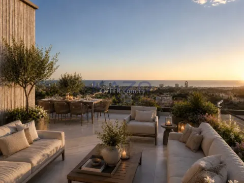 Modern 3-Bed Penthouse in Agios Athanasios with City Views