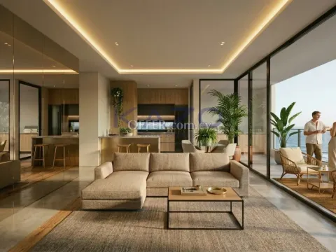 Modern 1-Bed Apartment, Agios Athanasios with City View - 6