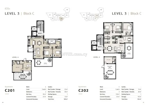 Brand new luxury 3 bedroom apartment with garden or roof garden in Green Area Germasogeia - 7