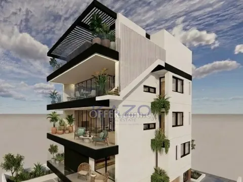 Modern 1-Bed Apartment, Agios Athanasios with City View - 2