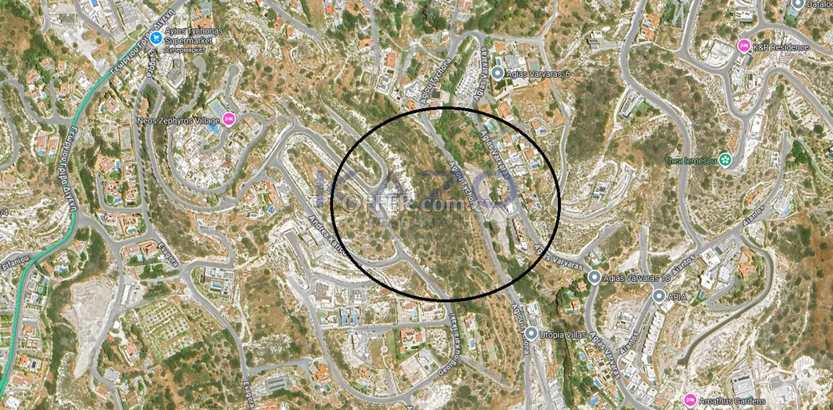 Large Sea View Building Plot Agios Tychonas with Planning Permit - 1