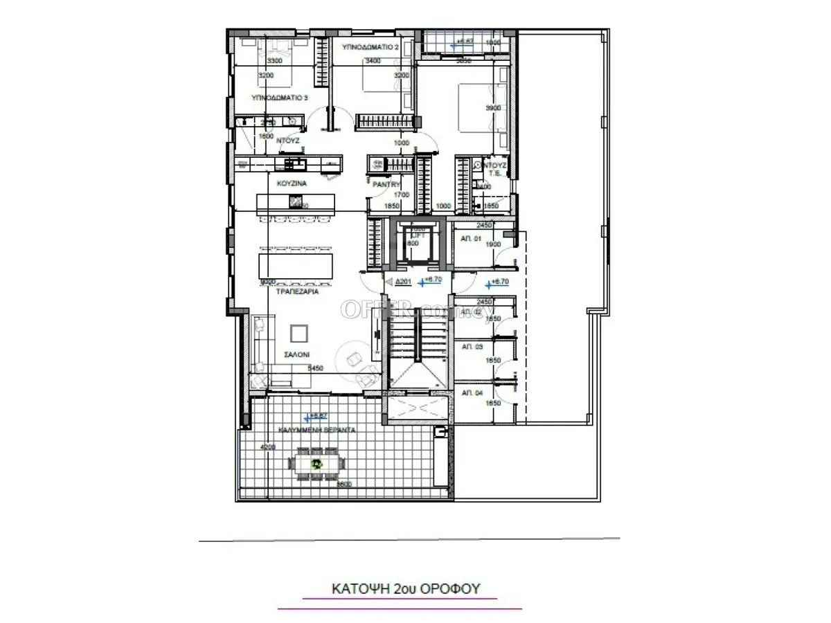 Brand new three bedroom apartment in Archangelos area near Jumbo - 2