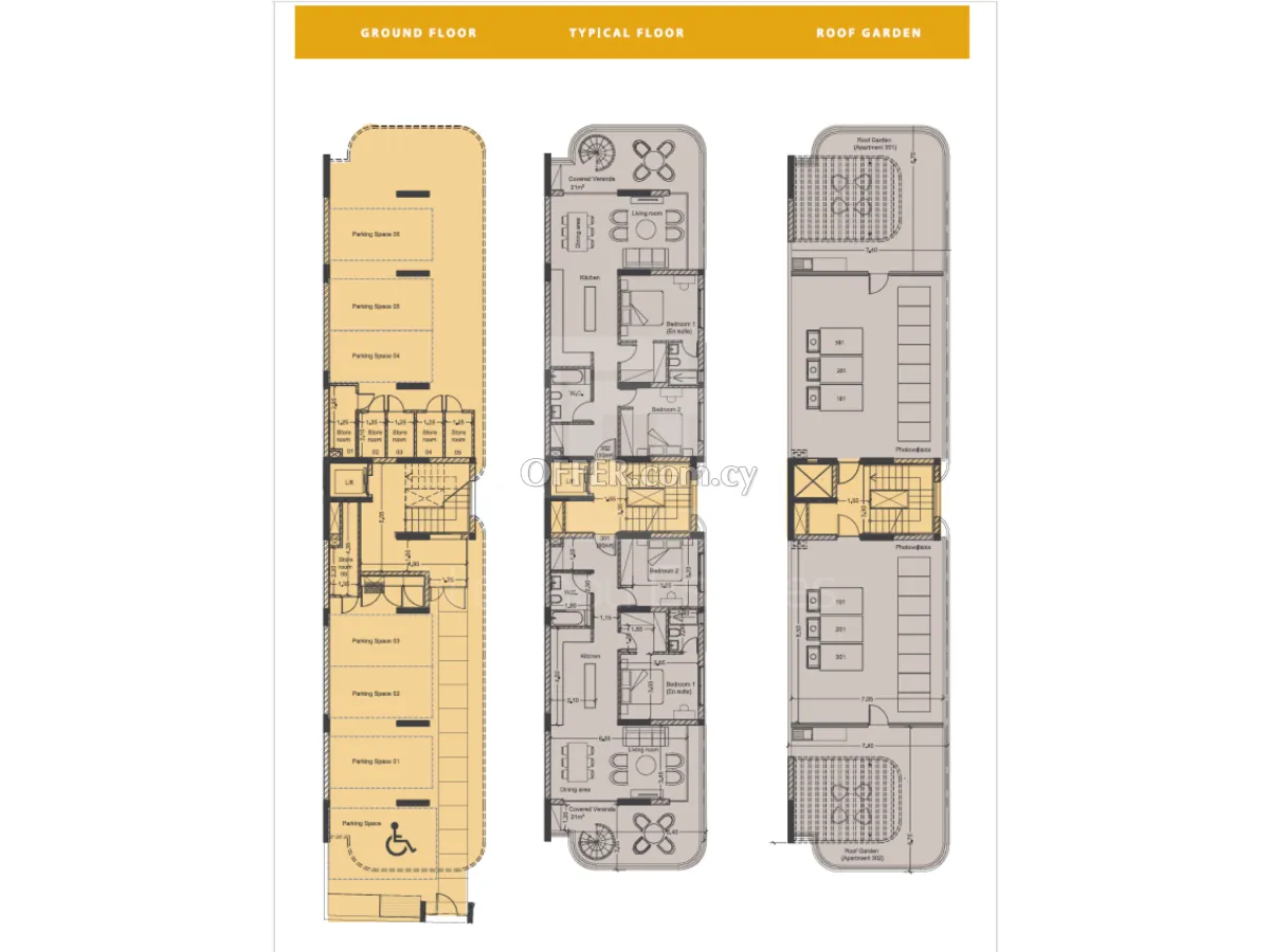 Brand new luxury 2 bedroom penthouse apartment under study in the center of the city of Limassol - 7