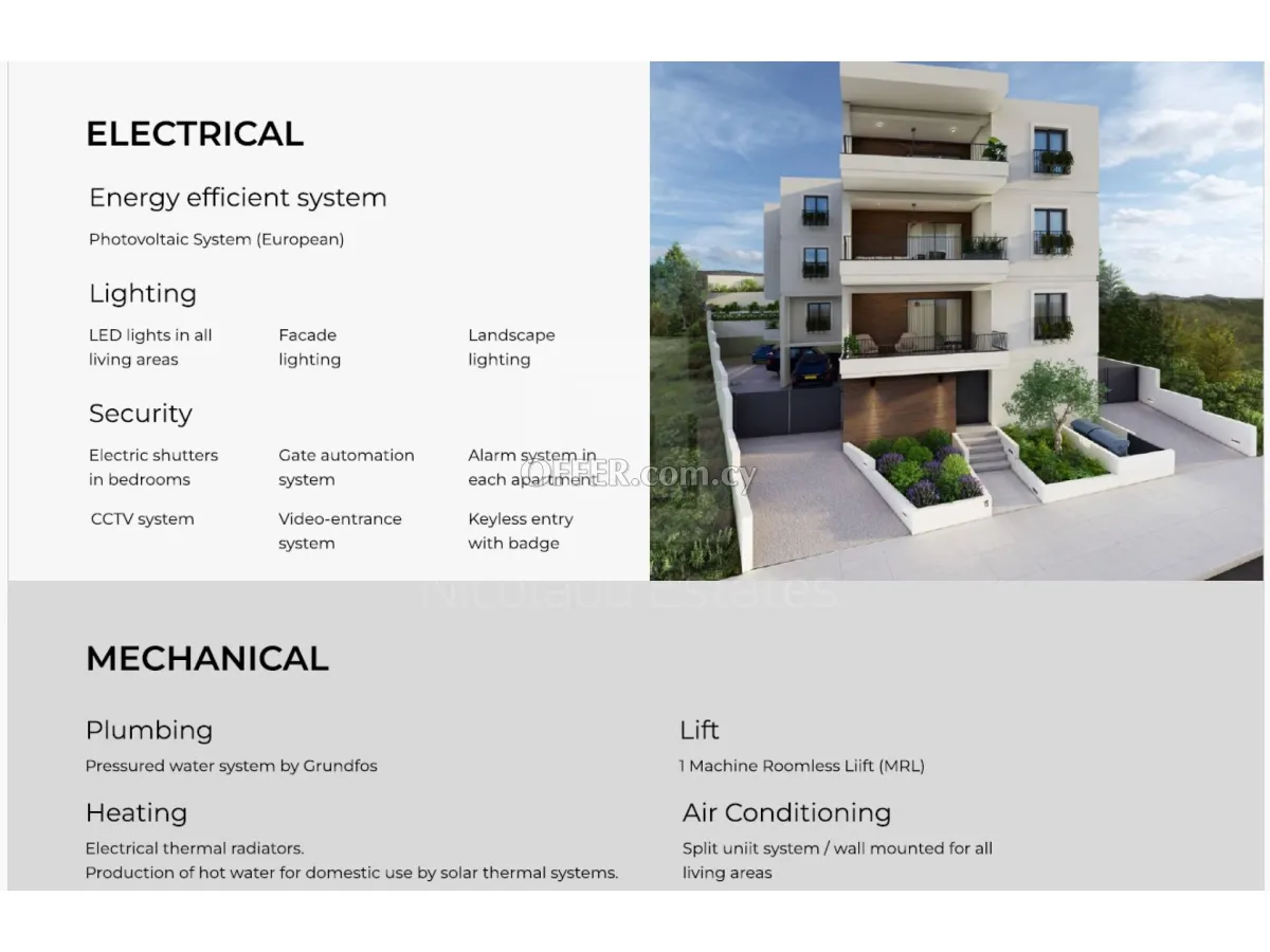 Ready to move in premium 3 bedroom apartment with large verandas swimming pool in Germasogia - 4