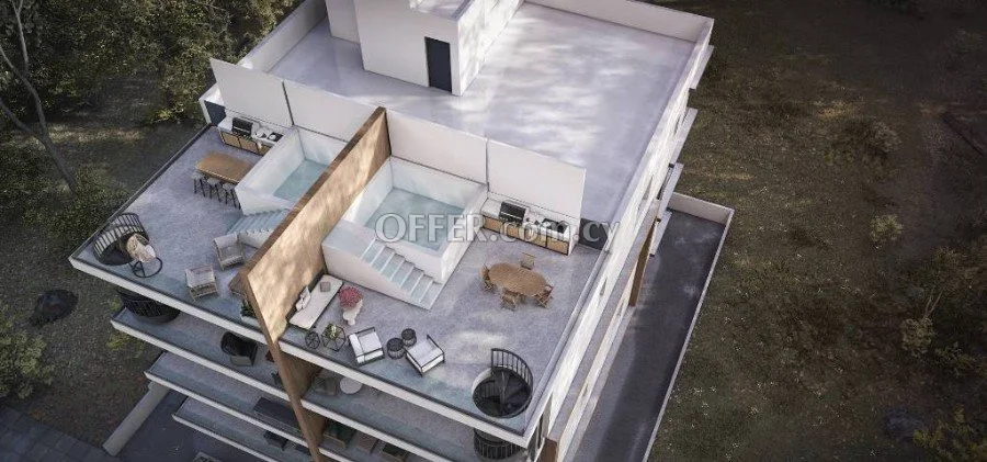 2 Bedroom Penthouse in Agios Spyridonas with swimming Pool - 1