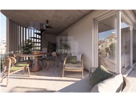 Brand new luxury 2 bedroom penthouse apartment under study in the center of the city of Limassol