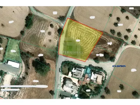2311m2 residential land for sale in Agia varvara - 2