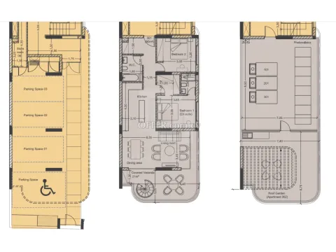 Brand new luxury 2 bedroom penthouse apartment under study in the center of the city of Limassol - 8