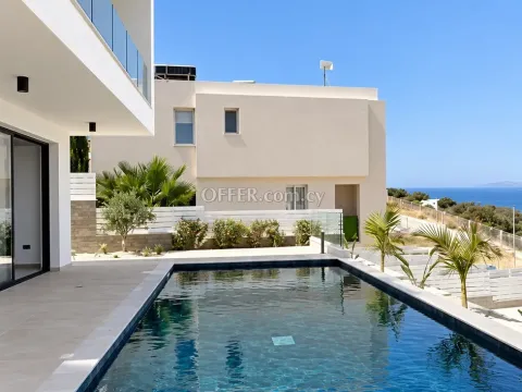 Modern 3 Bedroom Sea View Villa with Private Pool for Sale in Paphos - 6