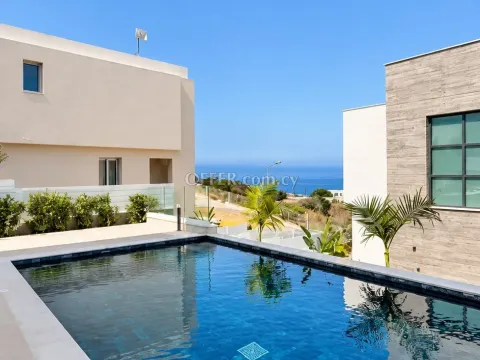 Modern 3 Bedroom Sea View Villa with Private Pool for Sale in Paphos - 5