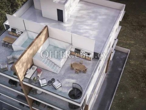 2 Bedroom Penthouse in Agios Spyridonas with swimming Pool