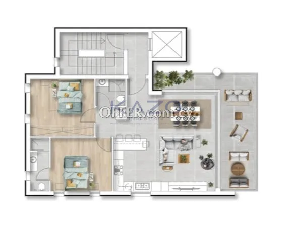 2-Bedroom Whole Floor Apartment in Petrou & Pavlou - 3
