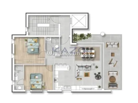 2-Bedroom Whole Floor Apartment in Petrou & Pavlou - 3