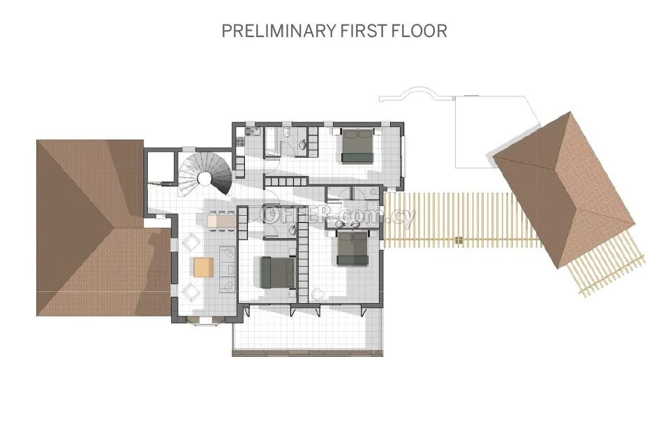 5 bed house for sale in Kamares Village Pafos - 3
