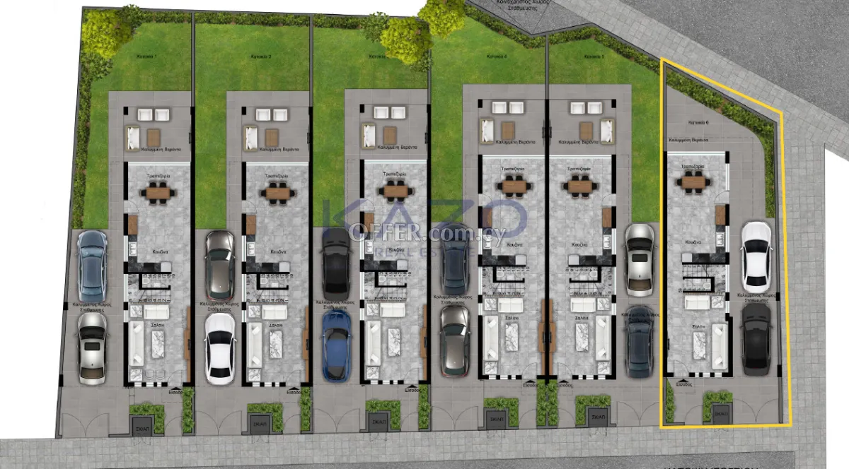 Modern Detached House with Three Bedrooms in Kolossi - 2