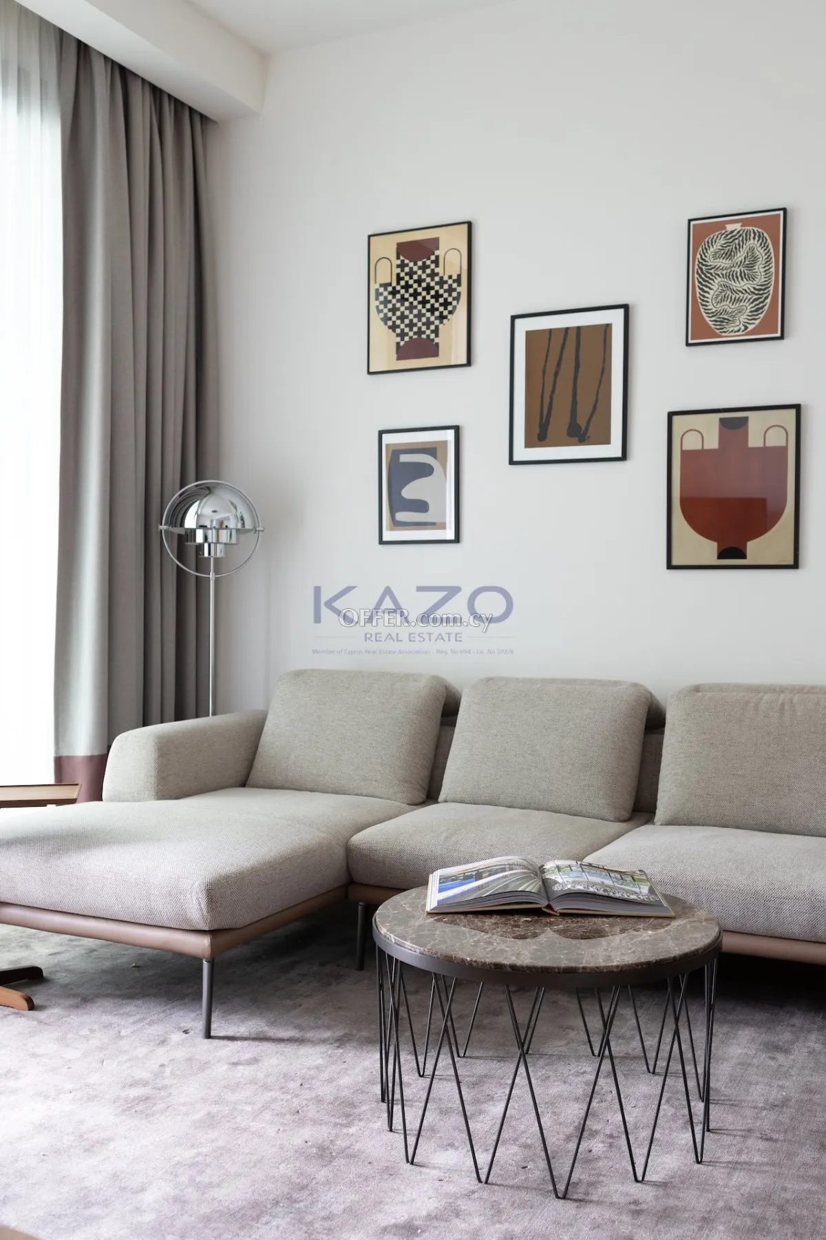 Modern 1-Bed Germasoyeia Apartment with Pool & Gym - 7