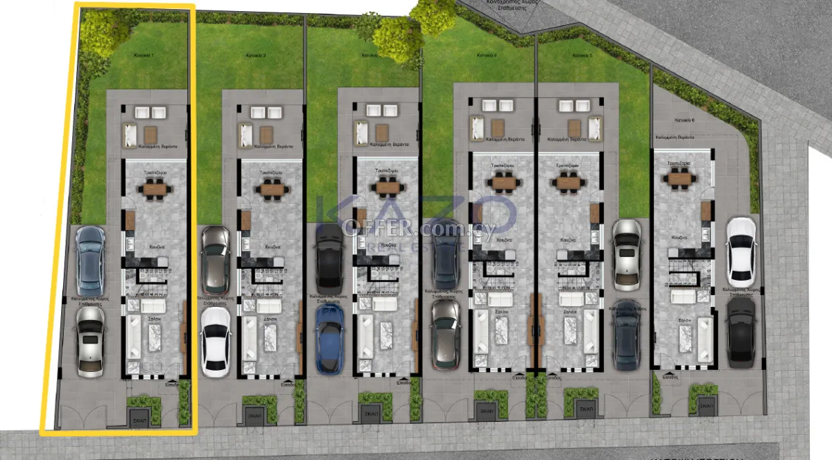 Modern Detached House with Three Bedrooms in Kolossi - 6
