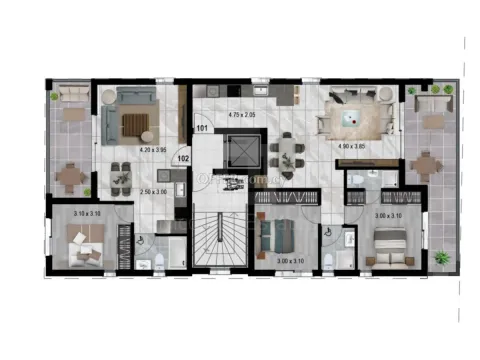 Brand new luxury 1 bedroom apartment off plan in Kato Polemidia - 8
