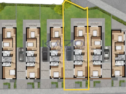 Modern Three Bedroom Semi-Detached Home in Kolossi - 8